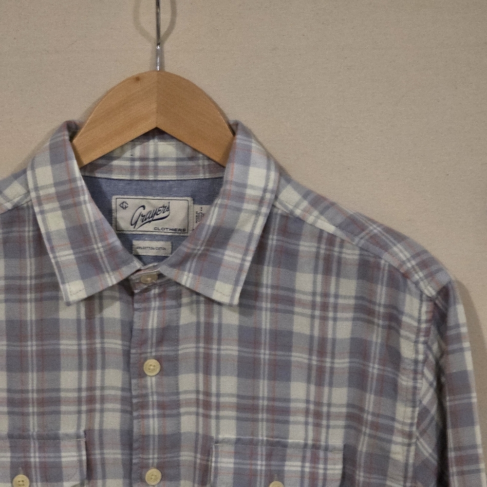 Grayers Lightweight Doublecloth Button Down M